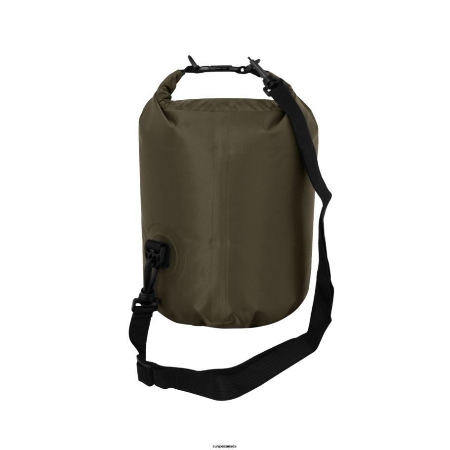 Tools | Sun Joe TrailGear TG-801-5-OL Heavy-Duty Dry Bag | Roll-Top Closure Design | Lightweight w/ Shoulder Strap | 5 L (Olive) X862F932