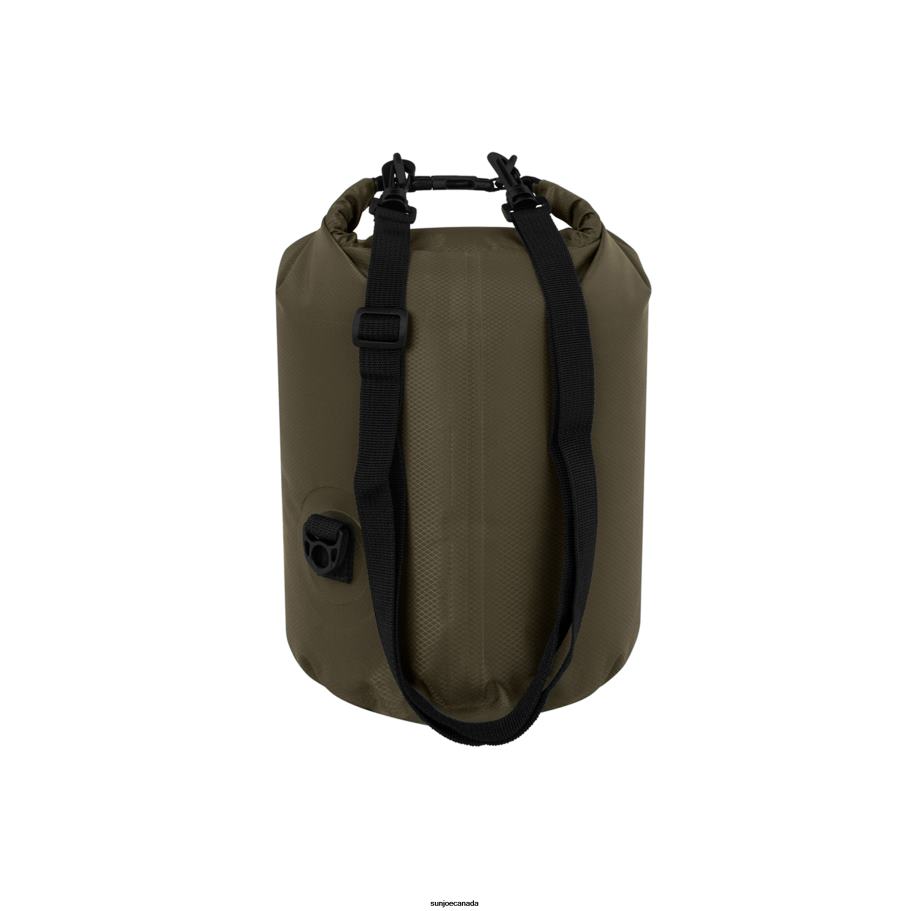 Tools | Sun Joe TrailGear TG-801-5-OL Heavy-Duty Dry Bag | Roll-Top Closure Design | Lightweight w/ Shoulder Strap | 5 L (Olive) X862F932