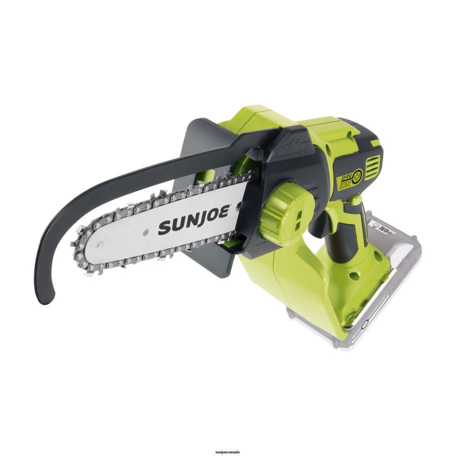 Tools | Sun Joe 24V-HCS-CT 24-Volt IONMAX Cordless Handheld Chainsaw | 5-Inch Pruning Saw | Tool Only X862F745