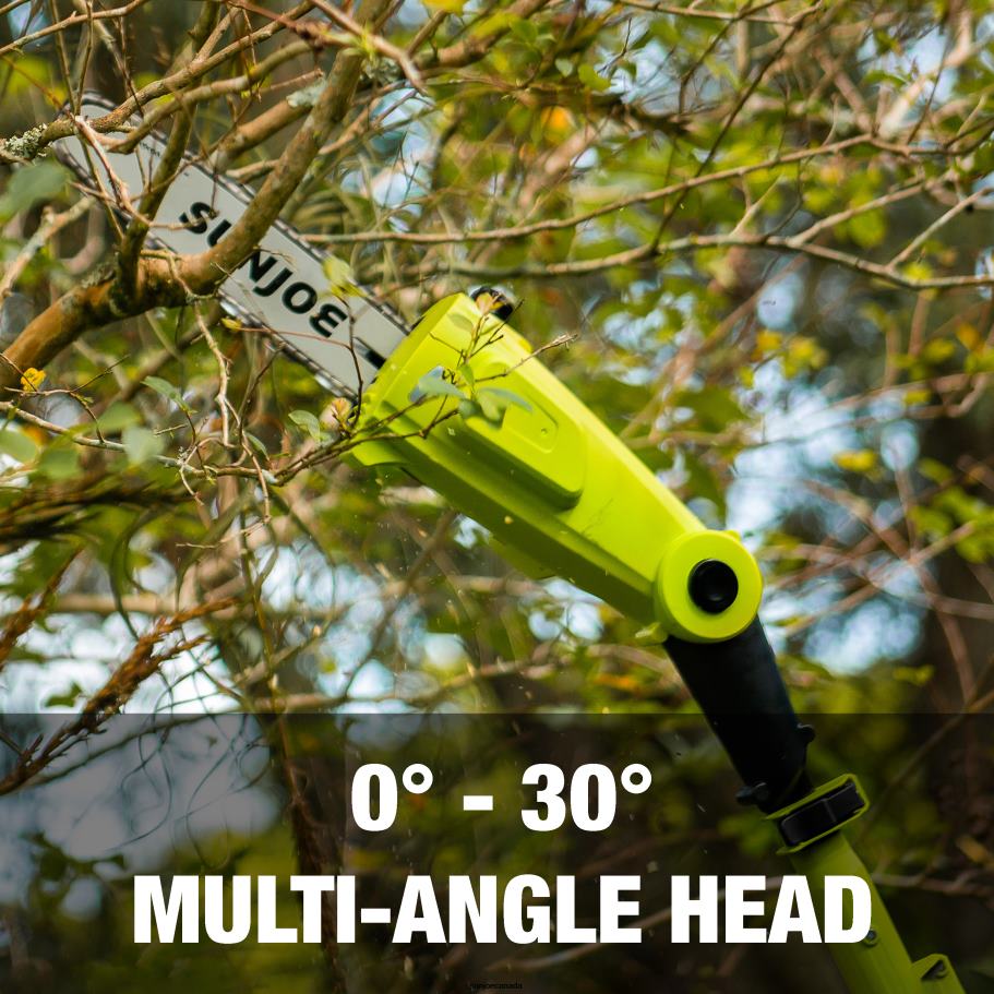 Tools | Sun Joe 24V-PS10-CT 24-Volt IONMAX Cordless Telescoping Pole Chainsaw | Tool Only | 10-inch X862F751