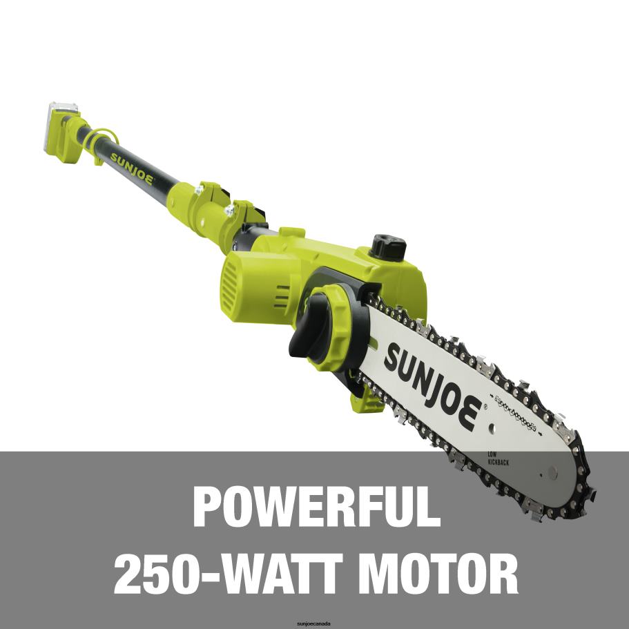 Tools | Sun Joe 24V-PS10-CT 24-Volt IONMAX Cordless Telescoping Pole Chainsaw | Tool Only | 10-inch X862F751