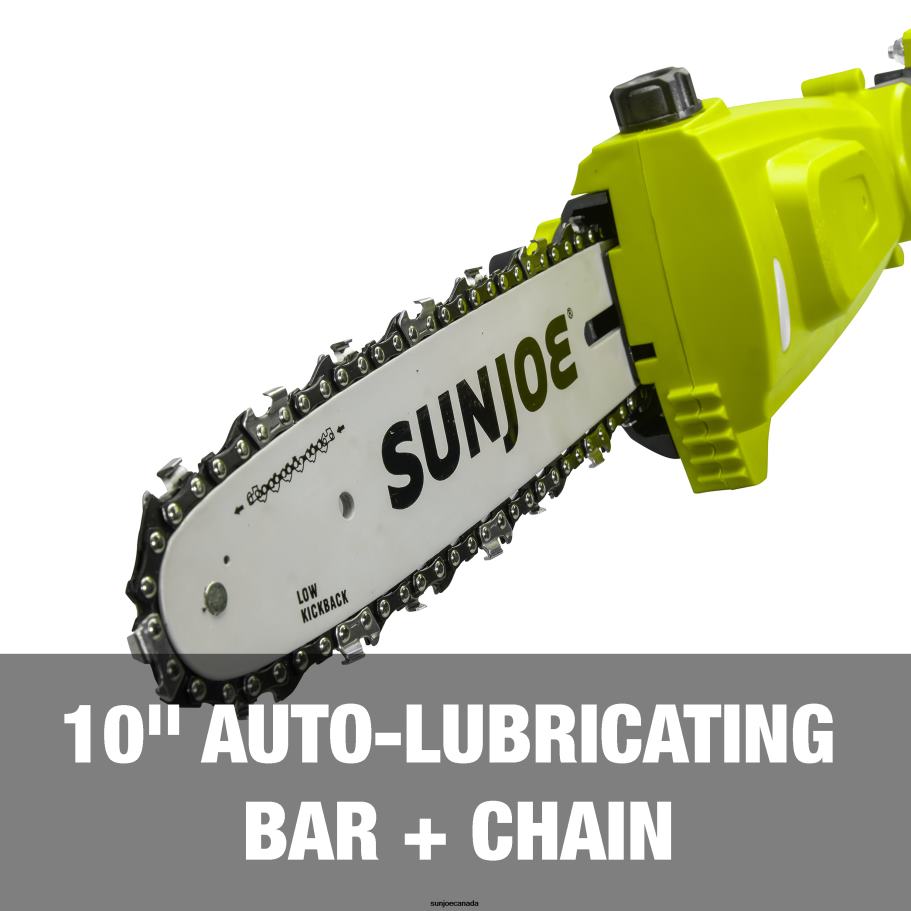 Tools | Sun Joe 24V-PS10-CT 24-Volt IONMAX Cordless Telescoping Pole Chainsaw | Tool Only | 10-inch X862F751