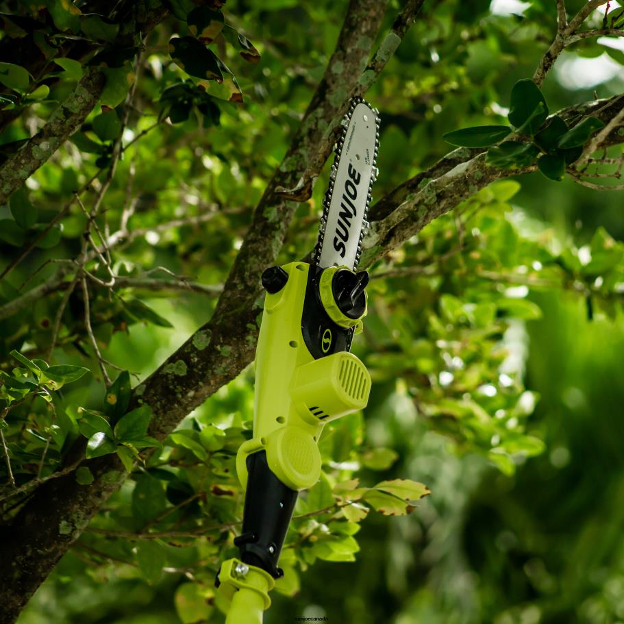 Tools | Sun Joe 24V-PS10-CT 24-Volt IONMAX Cordless Telescoping Pole Chainsaw | Tool Only | 10-inch X862F751