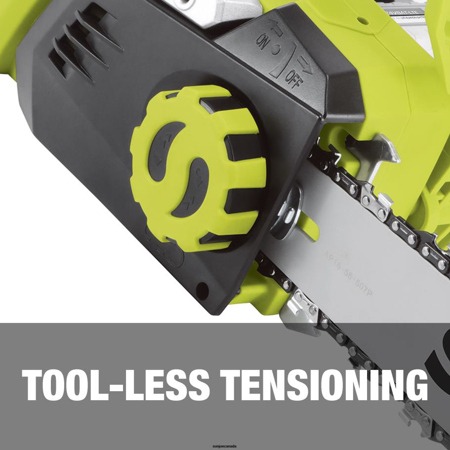 Tools | Sun Joe 24V-X2-CS16 48-Volt* IONMAX Cordless Chain Saw Kit | 16-inch | W/ 2 x 2.0-Ah Batteries + Dual Port Charger X862F144