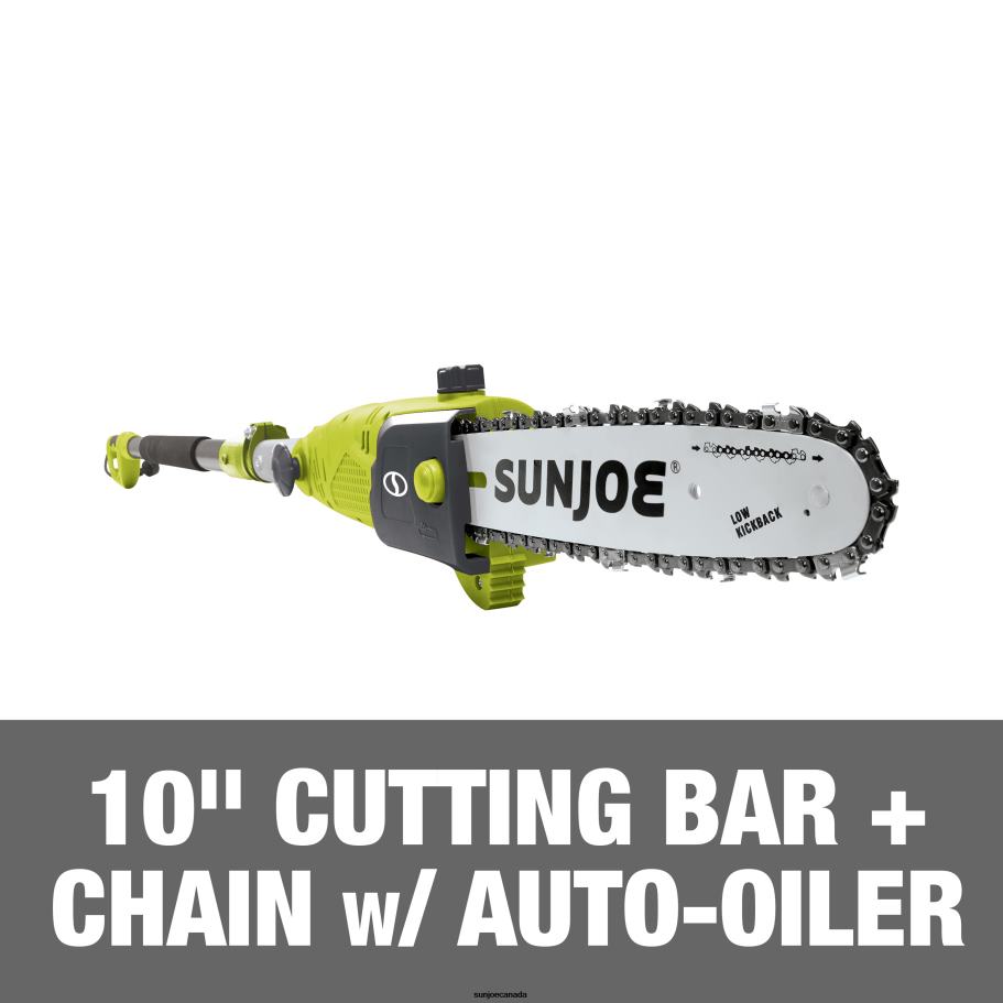 Tools | Sun Joe SWJ803E Electric Multi-Angle Pole Chain Saw | 10-Inch | 8.0-Amp (Green) X862F245