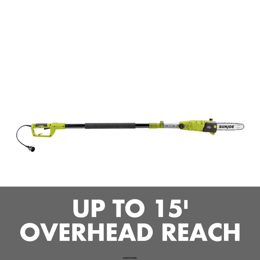 Tools | Sun Joe SWJ803E Electric Multi-Angle Pole Chain Saw | 10-Inch | 8.0-Amp (Green) X862F245