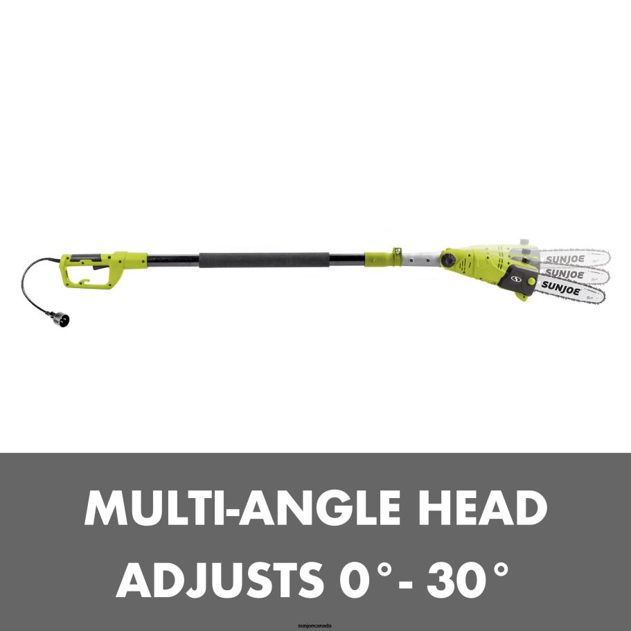 Tools | Sun Joe SWJ803E Electric Multi-Angle Pole Chain Saw | 10-Inch | 8.0-Amp (Green) X862F245