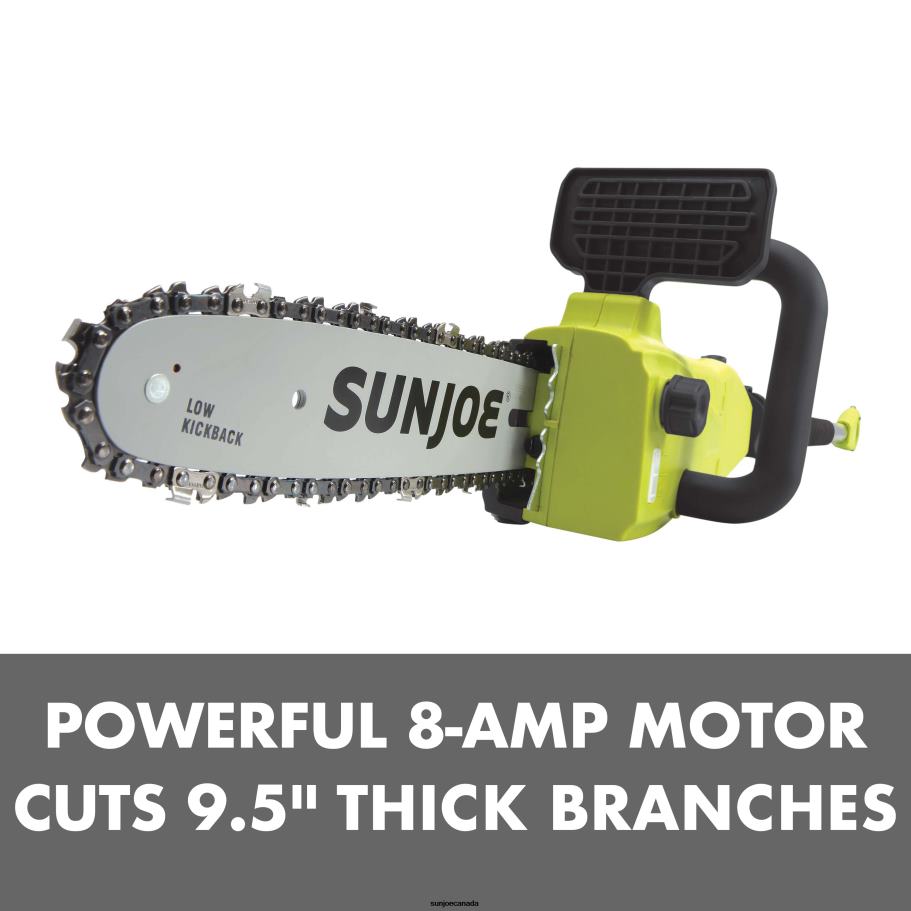 Tools | Sun Joe SWJ807E 2-in-1 Electric Convertible Pole Chainsaw | 10-inch | 8-Amp X862F284