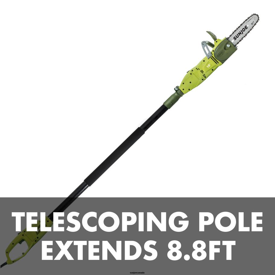 Tools | Sun Joe SWJ807E 2-in-1 Electric Convertible Pole Chainsaw | 10-inch | 8-Amp X862F284