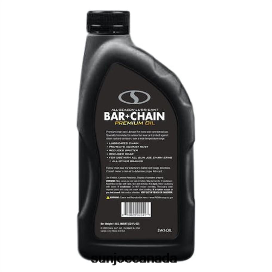 Tools | Sun Joe SWJ-OIL Premium Bar, Chain and Sprocket Oil | All Season Chainsaw Chain Lubrication | Universal Chain Saw Chain Oil for Fast Efficient Cutting | 1-Quart X862F271