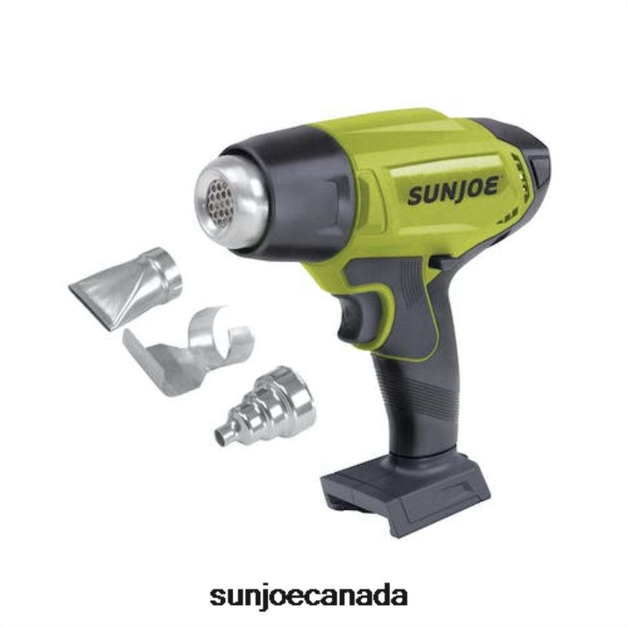 Tools | Sun Joe 24V-HG100-CT 24-Volt IONMAX Cordless Heat Gun | 1022 degrees Fahrenheit | 5 Second Ramp | Accessories for Crafts, Shrinking, Paint Stripping, DIY | Tool Only X862F740