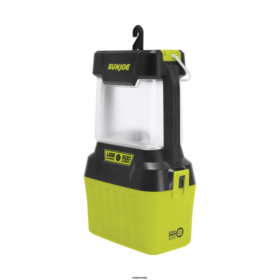 Tools | Sun Joe 24V-LGT500-CT 24-Volt Cordless LED Lantern | 4 Light Modes | Waterproof Casing | Tool Only X862F186