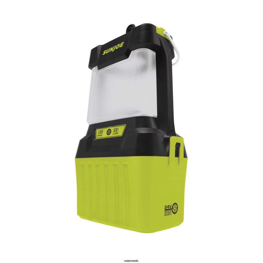 Tools | Sun Joe 24V-LGT500-CT 24-Volt Cordless LED Lantern | 4 Light Modes | Waterproof Casing | Tool Only X862F186