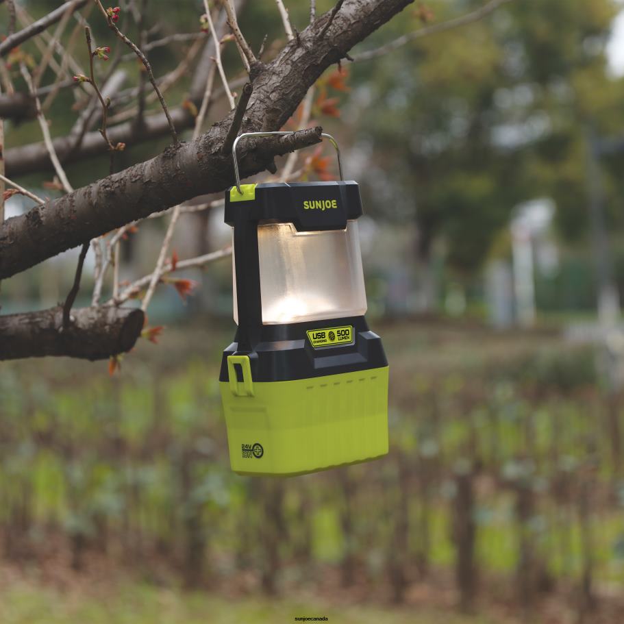 Tools | Sun Joe 24V-LGT500-CT 24-Volt Cordless LED Lantern | 4 Light Modes | Waterproof Casing | Tool Only X862F186
