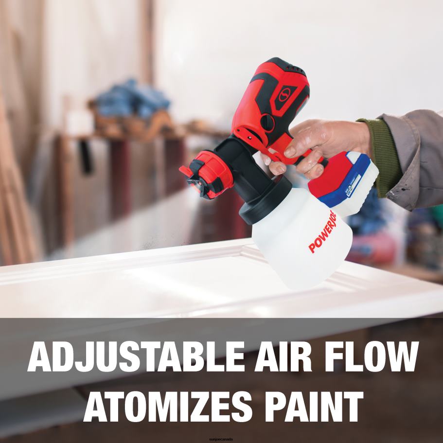 Tools | Sun Joe 24V-PS1 24-Volt* IONMAX Cordless HVLP Handheld Paint Sprayer Kit | 3 Spray Patterns | W/ 4.0-Ah Battery + Charger X862F152