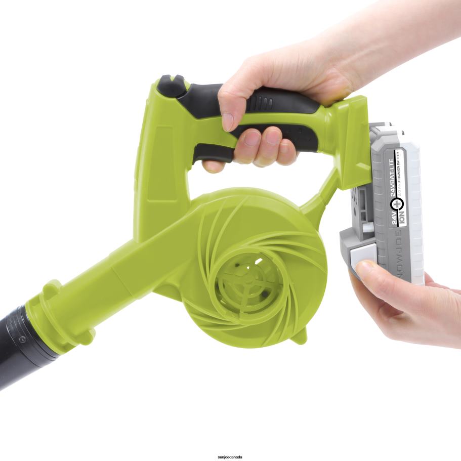 Tools | Sun Joe 24V-WSB-LTE 24-Volt* IONMAX Workshop Blower + Vacuum Kit | W/ 2.0-Ah Battery, Charger, and 2 x Dust Bags X862F219