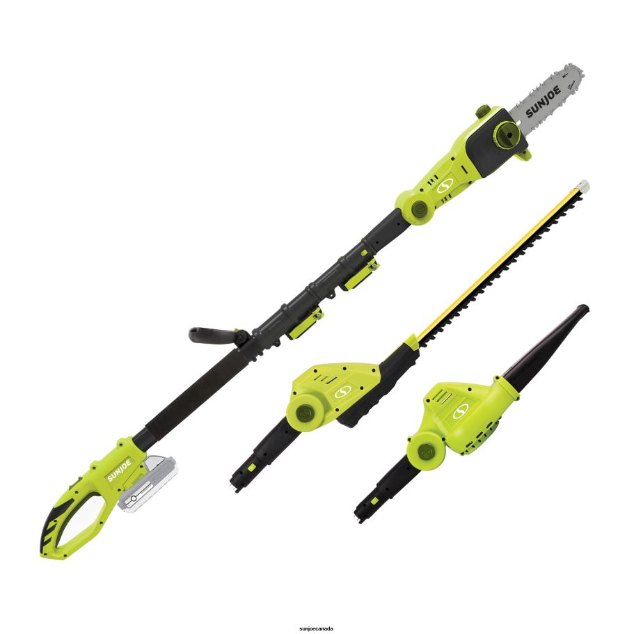 Tools | Sun Joe GTS4001C 24-Volt* 3-in-1 Yard Care Solution | Hedge Trimmer | Pole Saw | Leaf Blower | W/ 2.0-Ah Battery + Charger X862F154