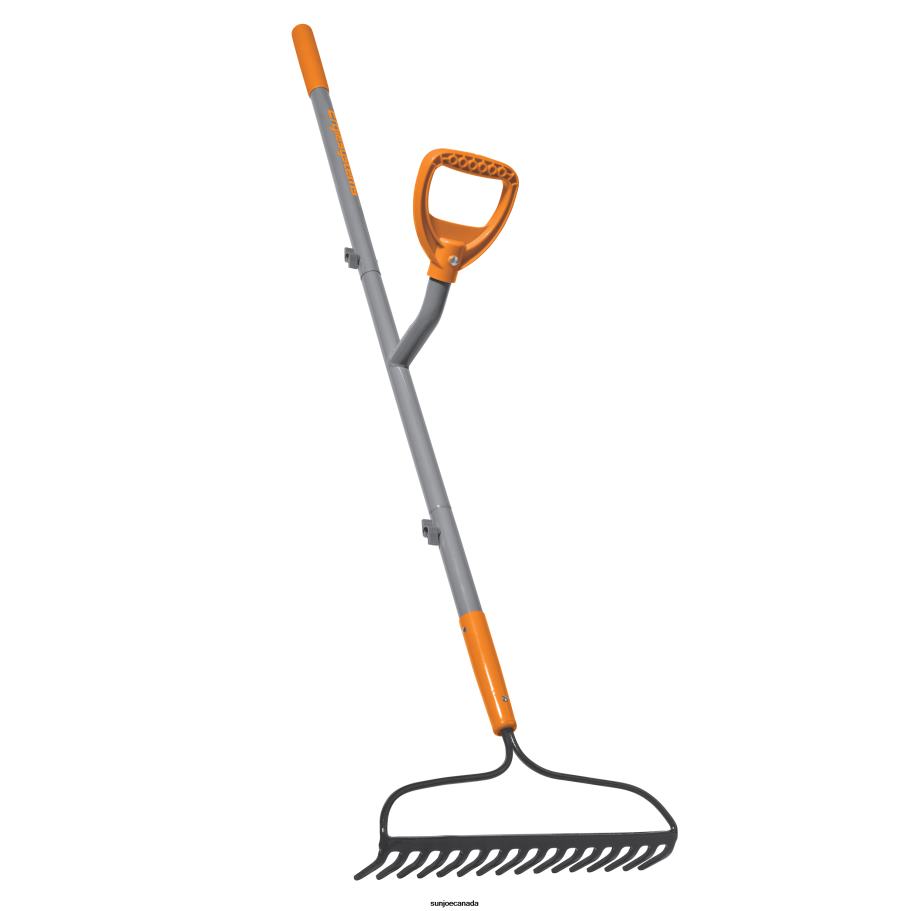 Tools | Sun Joe Ergie Systems ERG-BWRK16 Steel Shaft Strain Reducing Bow Rake | 55-Inch | 16-Tine X862F317