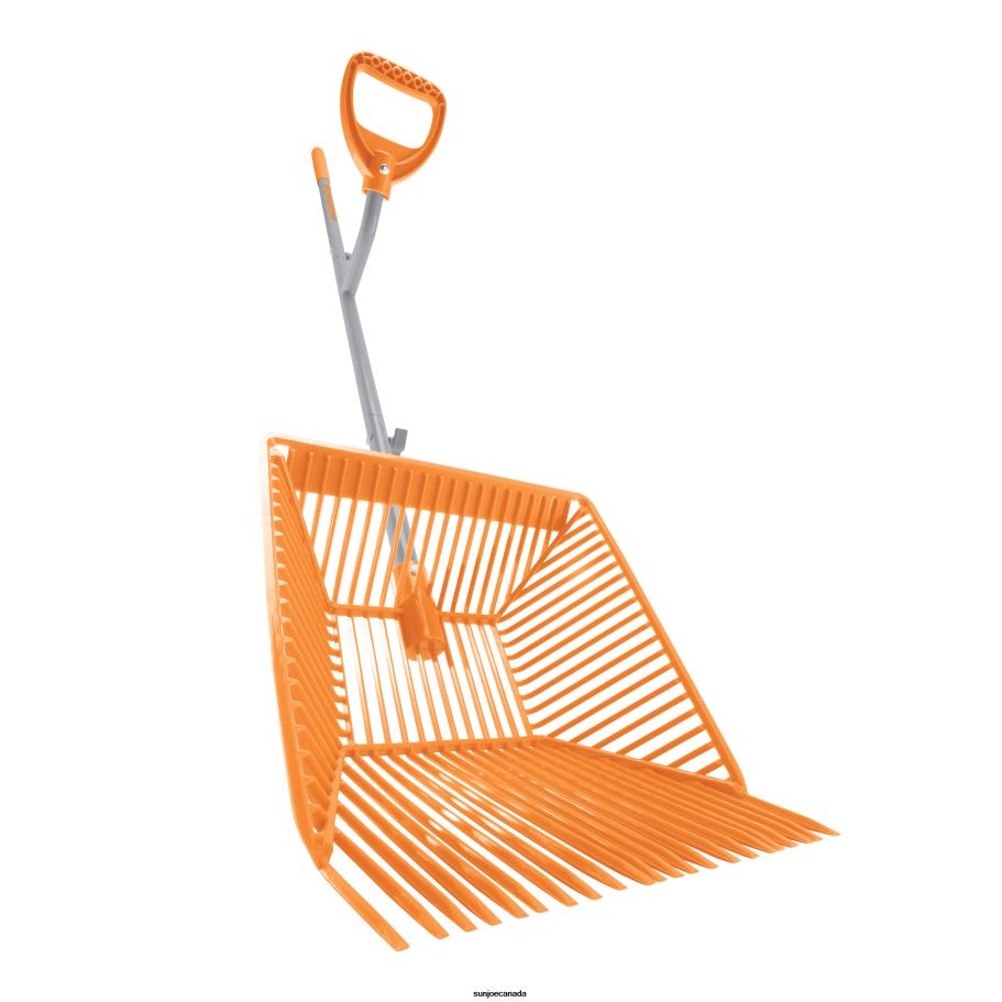 Tools | Sun Joe Ergie Systems ERG-MCKS22 Steel Shaft Muck Scoop with Auto Sifting Fork Basket | 22 Plastic Tines | 54-Inch Steel Shaft X862F321