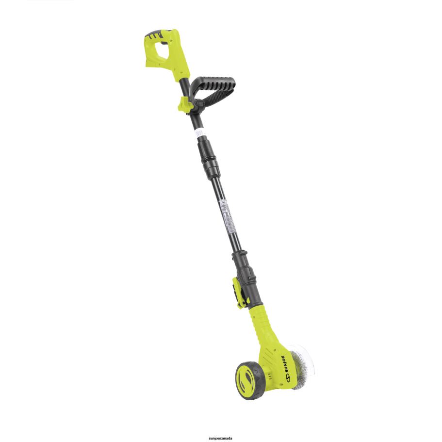 Tools | Sun Joe 24V-CTC-LTE 24-Volt* IONMAX Cordless Weed Sweeper Kit | Nylon Brush, Steel Wire Brush, & Adjustable Pole | Sweeper Head W/ Wheel | W/ 2.0-Ah Battery + Charger X862F178