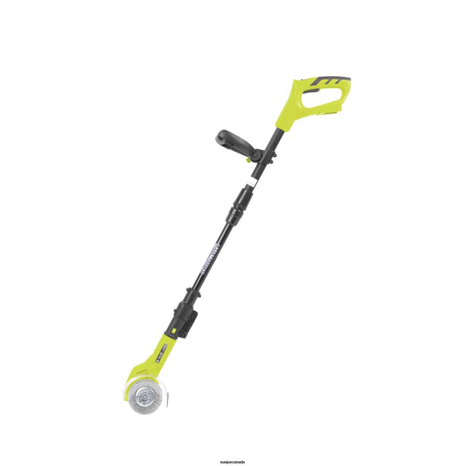 Tools | Sun Joe 24V-CTC-LTE 24-Volt* IONMAX Cordless Weed Sweeper Kit | Nylon Brush, Steel Wire Brush, & Adjustable Pole | Sweeper Head W/ Wheel | W/ 2.0-Ah Battery + Charger X862F178