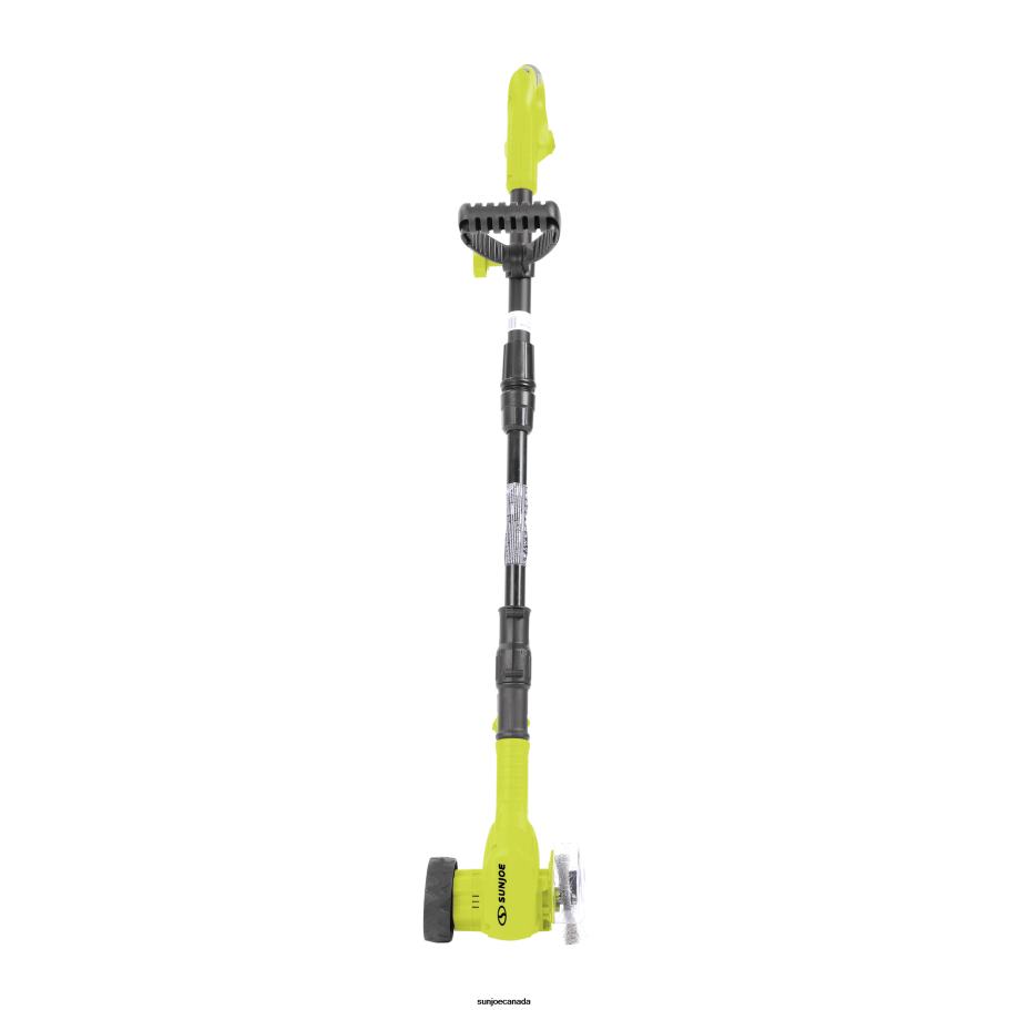 Tools | Sun Joe 24V-CTC-LTE 24-Volt* IONMAX Cordless Weed Sweeper Kit | Nylon Brush, Steel Wire Brush, & Adjustable Pole | Sweeper Head W/ Wheel | W/ 2.0-Ah Battery + Charger X862F178