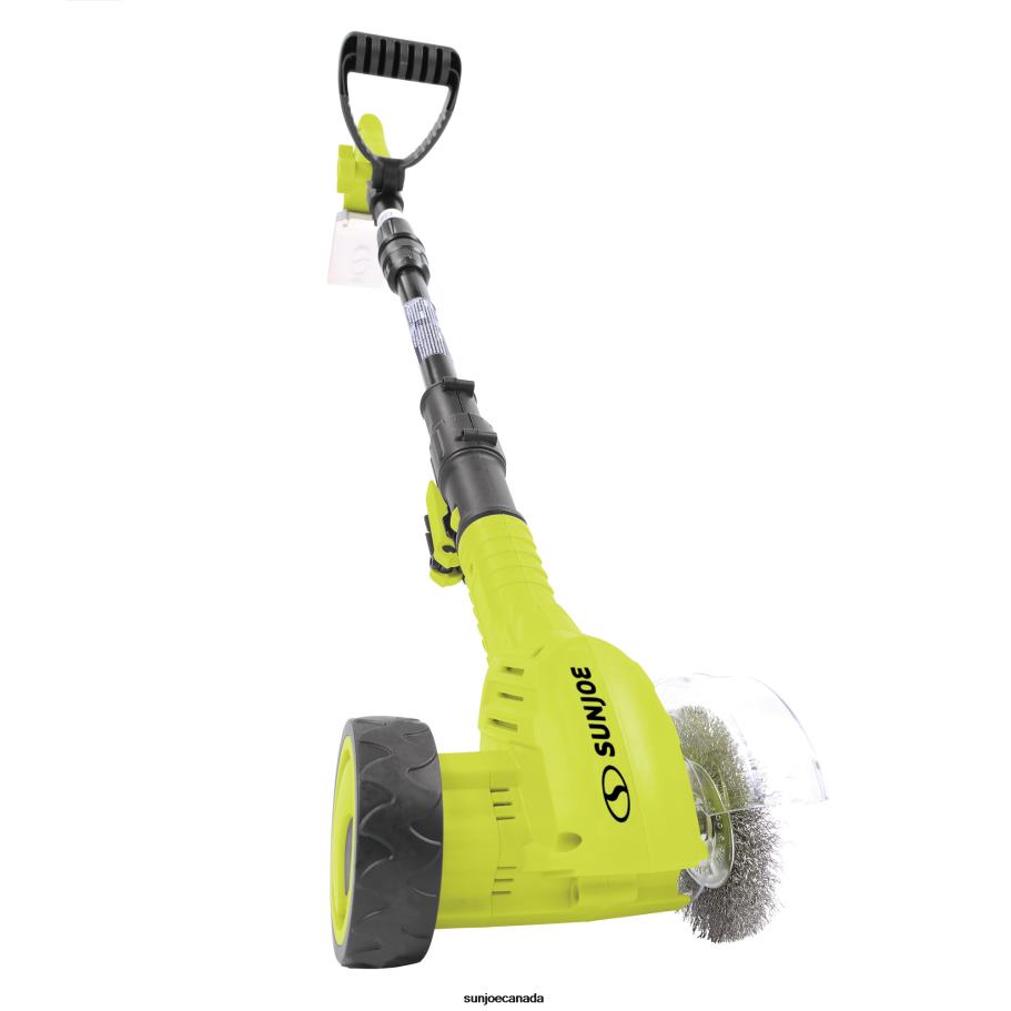 Tools | Sun Joe 24V-CTC-LTE 24-Volt* IONMAX Cordless Weed Sweeper Kit | Nylon Brush, Steel Wire Brush, & Adjustable Pole | Sweeper Head W/ Wheel | W/ 2.0-Ah Battery + Charger X862F178