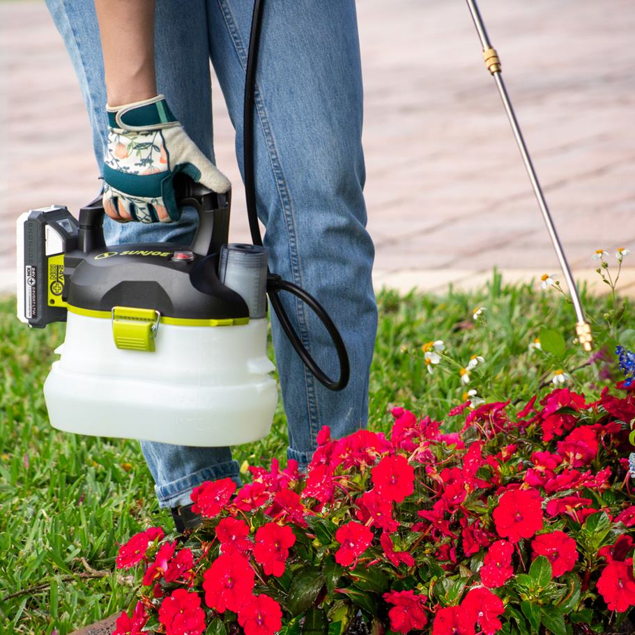 Tools | Sun Joe 24V-GS-LTW 24-Volt* IONMAX Multi-Purpose Chemical Sprayer Kit | W/ 1.3-Ah Battery + Charger X862F161