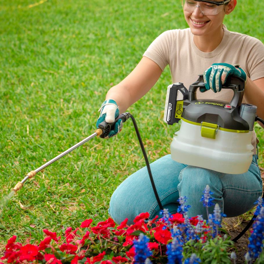Tools | Sun Joe 24V-GS-LTW 24-Volt* IONMAX Multi-Purpose Chemical Sprayer Kit | W/ 1.3-Ah Battery + Charger X862F161