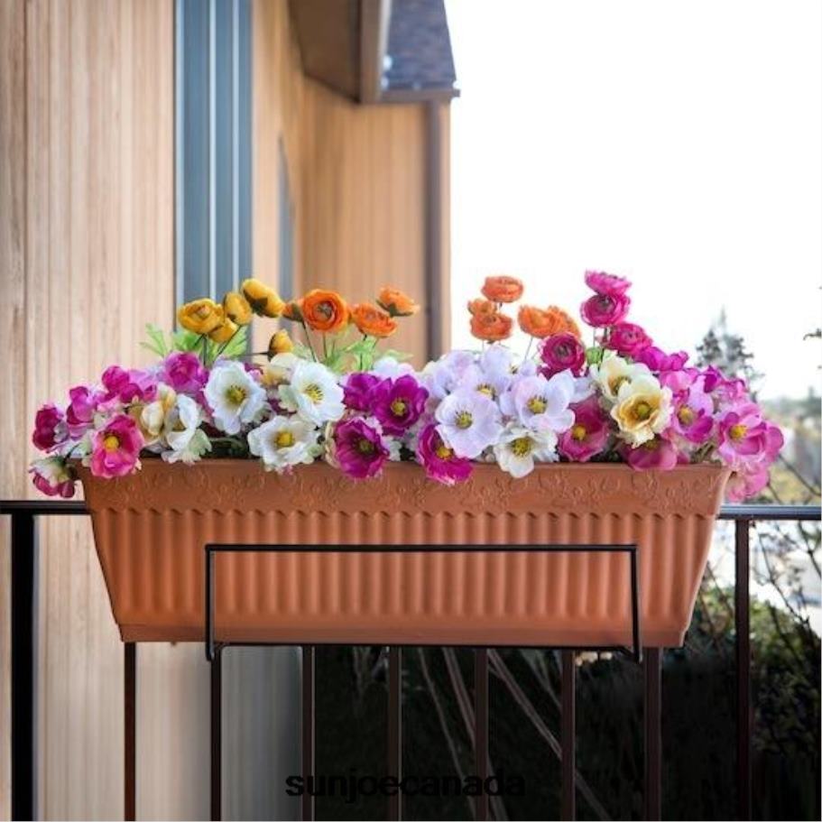 Tools | Sun Joe FPH1801-B Deco Joe Flower Box Holder | 18'' - 36'' in Length | Black X862F810