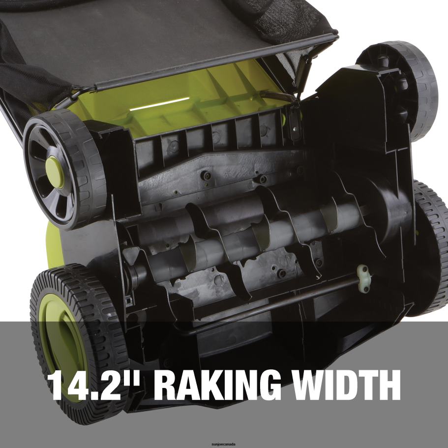 Tools | Sun Joe 24V-X2-DTS15 24-Volt* Cordless Scarifier + Dethatcher Kit | 5-Depth Positions | 14-inch | Brushless Motor | W/ 2 x 4.0-Ah Batteries + Dual Port Charger X862F149