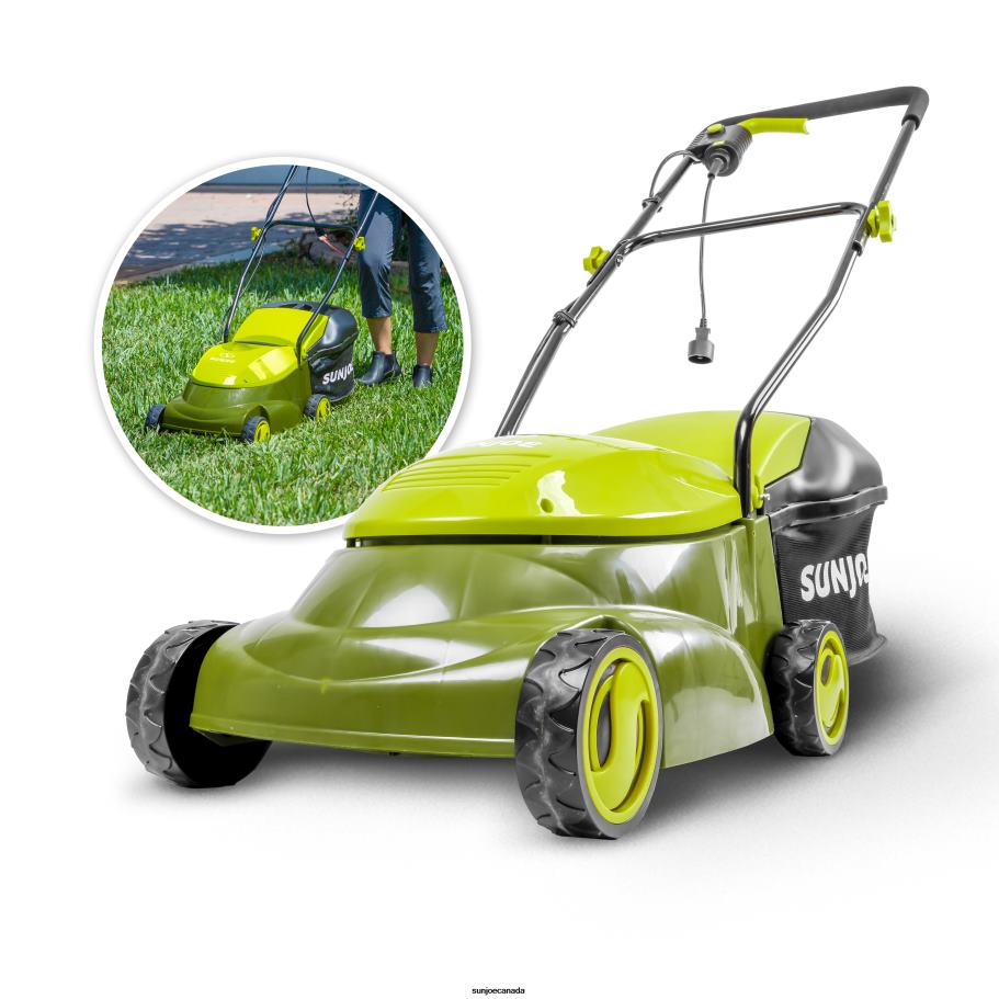 Tools | Sun Joe MJ401E Electric Walk-Behind Push Lawn Mower | 14-inch | 3-Position | 12-Amp X862F334
