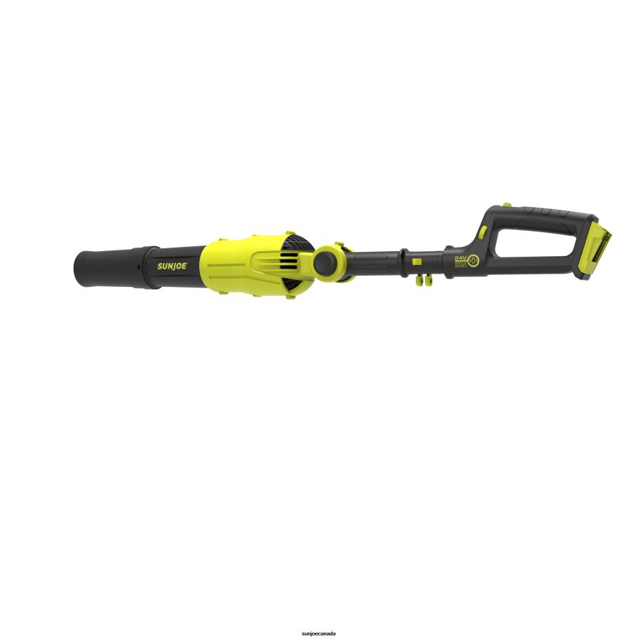 Tools | Sun Joe 24V-TBP-LTE 2-in-1 Handheld + Pole Leaf Blower Kit | W/ 2.0-Ah Battery + Charger | Includes 3 Nozzle Connections X862F198