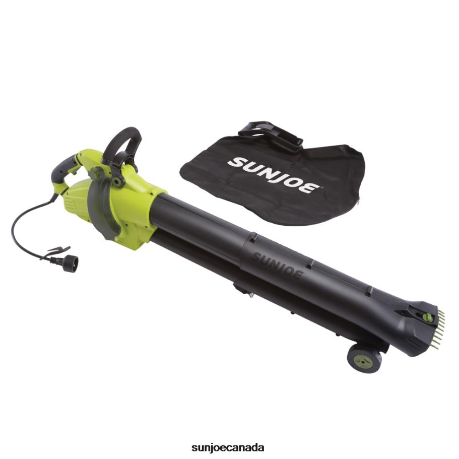 Tools | Sun Joe SBJ702E 3-in-1 Outdoor Variable Speed Electric Blower | 180 MPH | 12 Amp | Vacuum | Mulcher | Telescoping Frame | Leaf Grabbing Teeth X862F349
