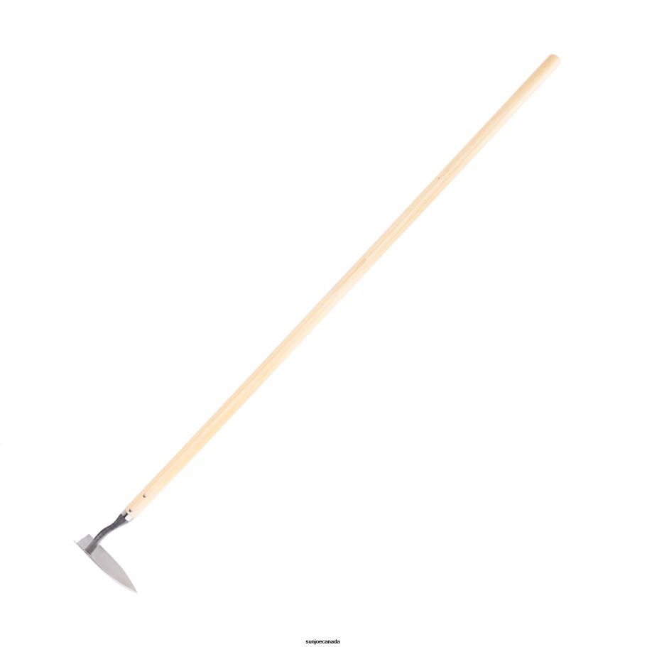 Tools | Sun Joe NISAKU NJP1012 SANKAKU HOE Japanese Stainless Steel Semi-Long Triangle Hoe, 5.5-Inch Blade X862F649