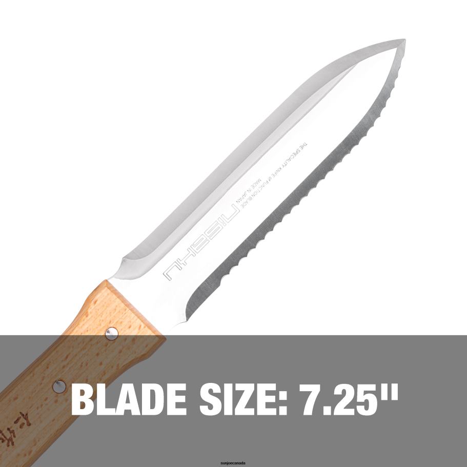 Tools | Sun Joe Nisaku The Original Japanese Stainless Steel Weeding Knife | 2-Pack | 7.25-Inch Blade | HORI HORI NAMIBAGATA X862F941