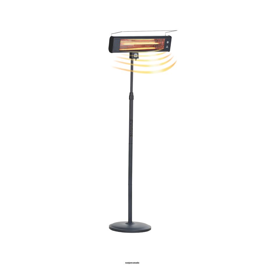 Tools | Sun Joe SJPH1500E Water-Resistant Electric Indoor/Outdoor Patio Infrared Heater W/ Wall Mount Bracket | Remote Controlled | Tip Over & Overheat Protection | 5118 BTU X862F361