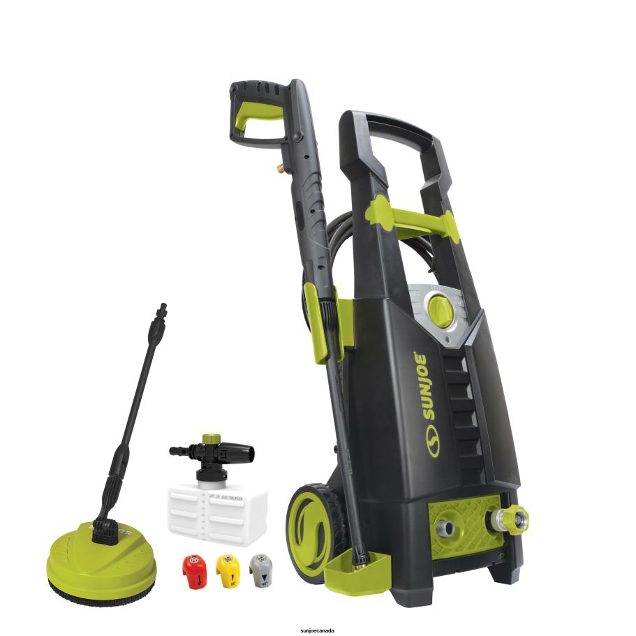 Tools | Sun Joe Clean & Degrease Pressure Washer Bundle | Includes Cleaner/Degreaser and Microfiber Towel | Max Performance Pressure Washer | Onboard Foam Cannon | X862F413