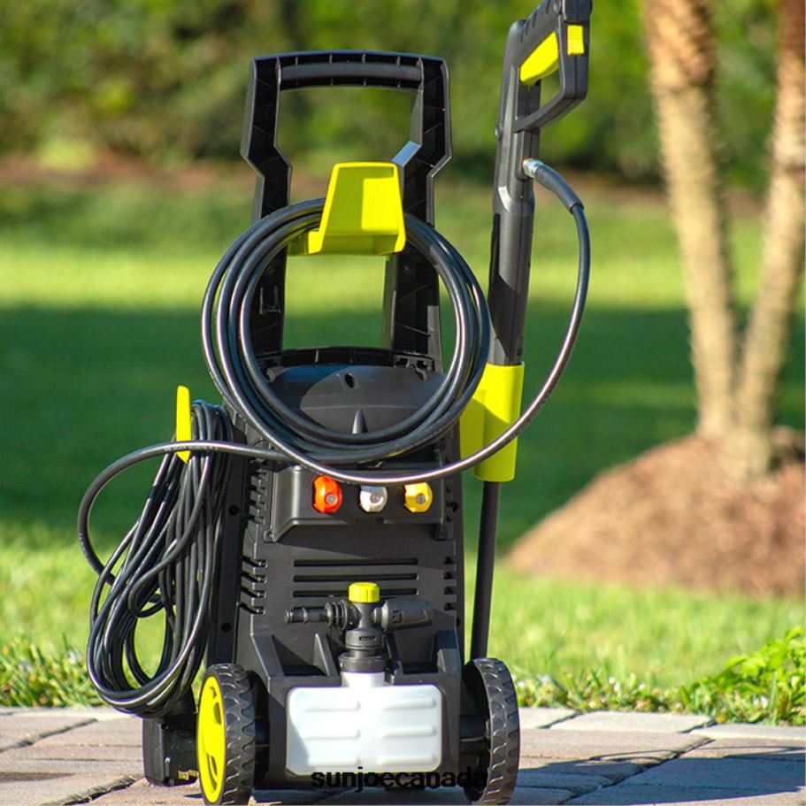 Tools | Sun Joe SPX2599-MAX Electric Pressure Washer | Included Turbo Nozzle and Utility Brush | Onboard Foam Cannon X862F418