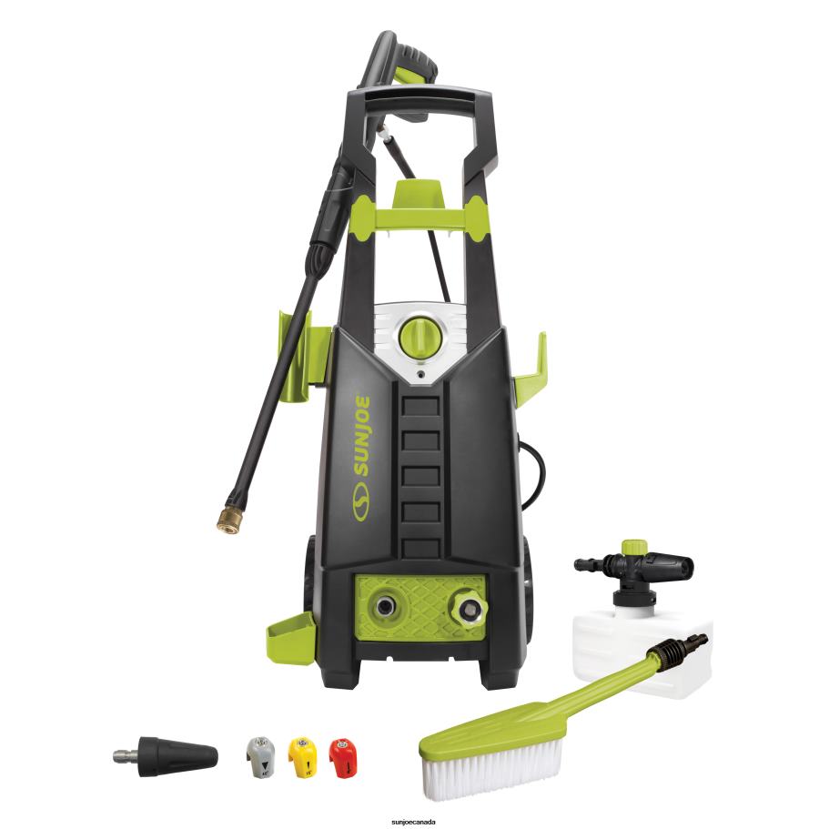 Tools | Sun Joe SPX2599-MAX Electric Pressure Washer | Included Turbo Nozzle and Utility Brush | Onboard Foam Cannon X862F418