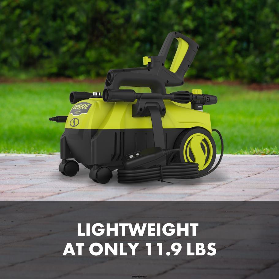 Tools | Sun Joe SPX3160 Electric Pressure Washer | 11-Amp | Ultra-Portable | 360o Rotating Wheels X862F411