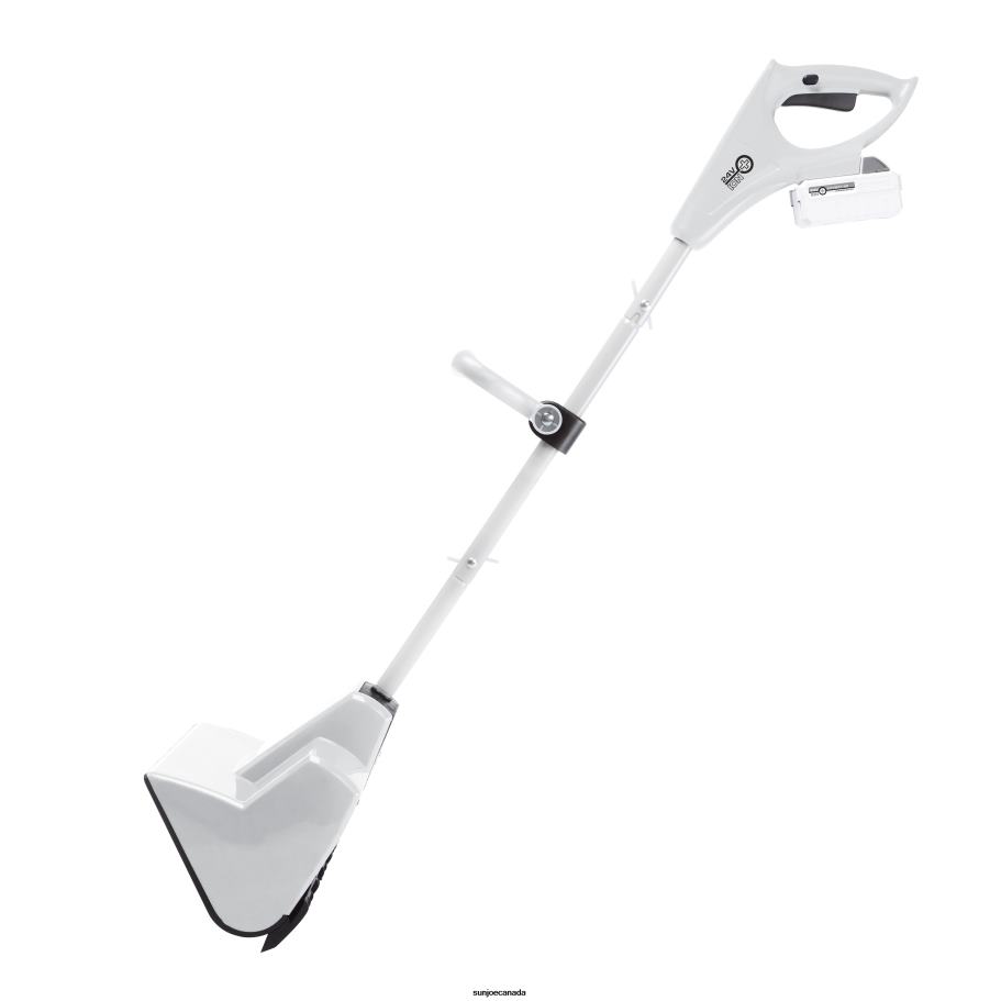 Tools | Sun Joe Snow Joe 24V-SS11-CVR-XR-WHT-RM 24-Volt IONMAX Cordless Snow Shovel Kit | 11-Inch | W/ 5.0-Ah Battery and Charger (White, Certified Refurbished) X862F73