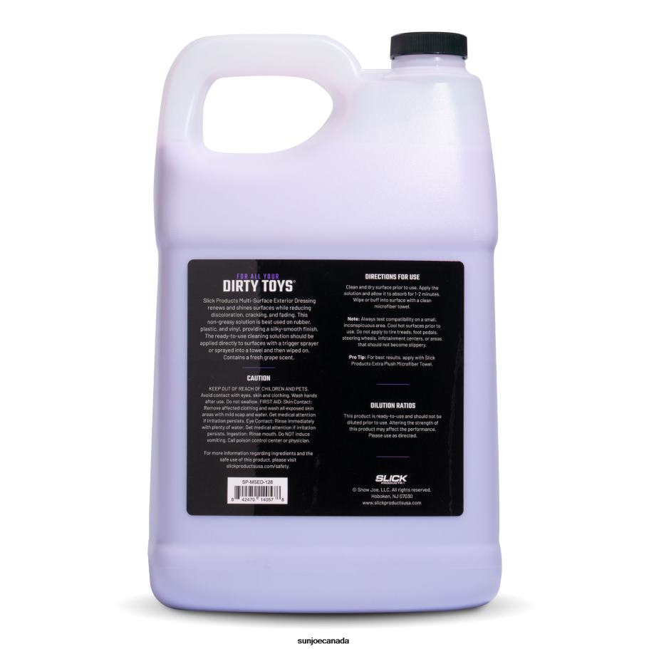Tools | Sun Joe Slick Products SP-MSED-128 Multi Surface Exterior Dressing | 128 oz X862F251