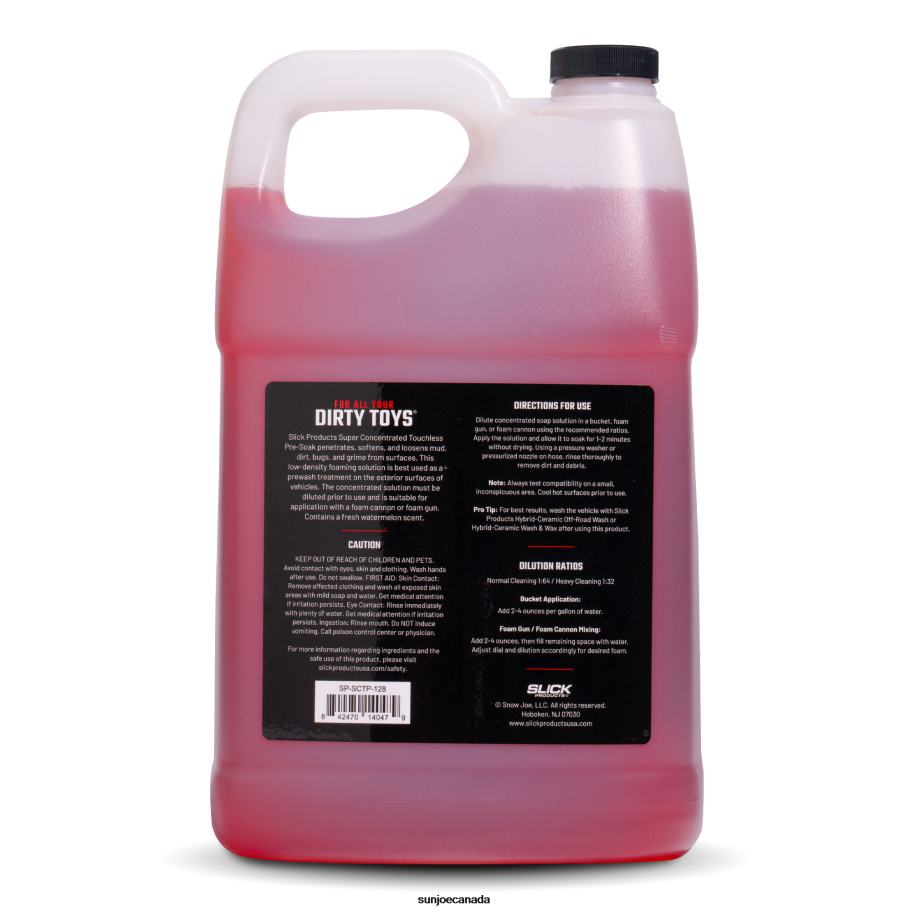 Tools | Sun Joe Slick Products SP-SCTP-128 Super Concentrated Touchless Pre-Soak | 128 oz X862F797