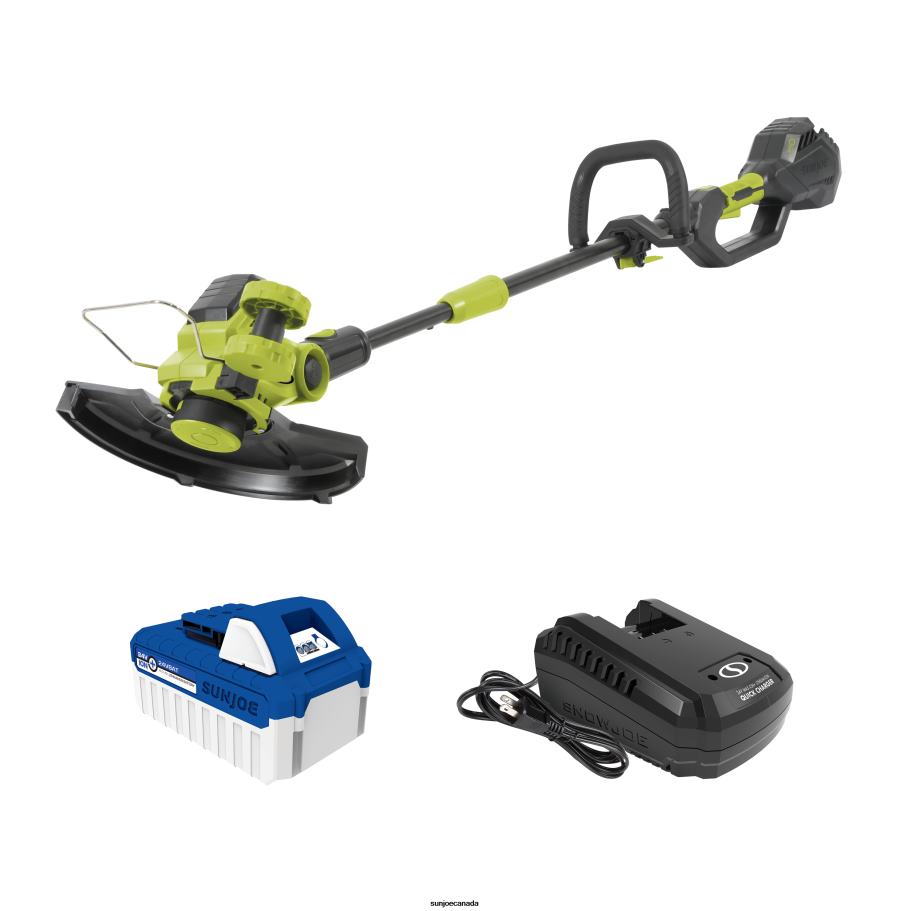 Tools | Sun Joe 24V-ST14 24-Volt* IONMAX Cordless String Trimmer Kit | 12-inch | Multi-Angle Head | W/ 4.0-Ah Battery + Charger X862F160