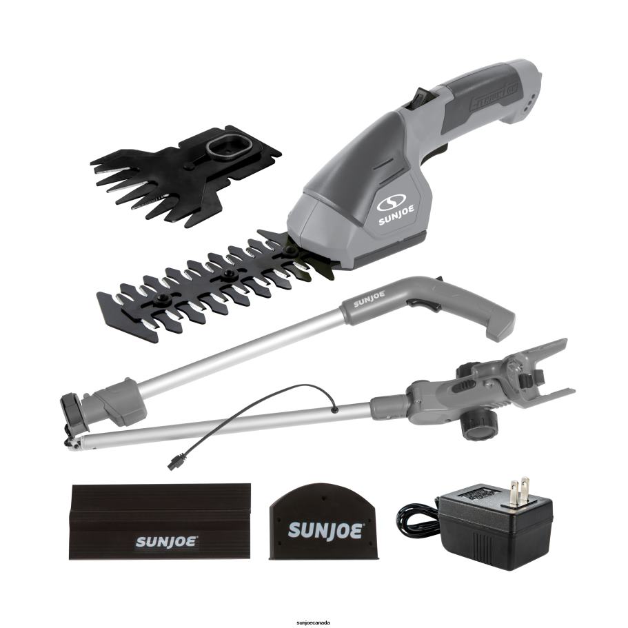 Tools | Sun Joe HJ605CC-GRY 2-in-1 Cordless Telescoping Grass Trimmer | 7.2 Volt (Grey) X862F287