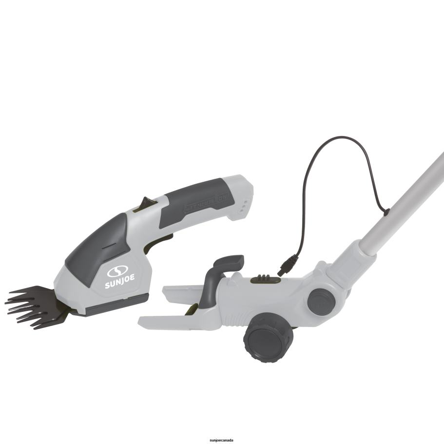 Tools | Sun Joe HJ605CC-GRY 2-in-1 Cordless Telescoping Grass Trimmer | 7.2 Volt (Grey) X862F287