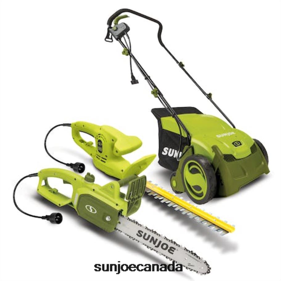 Tools | Sun Joe Master Cutter Bundle | Electric Dethatcher + Chainsaw + Hedge Trimmer X862F275
