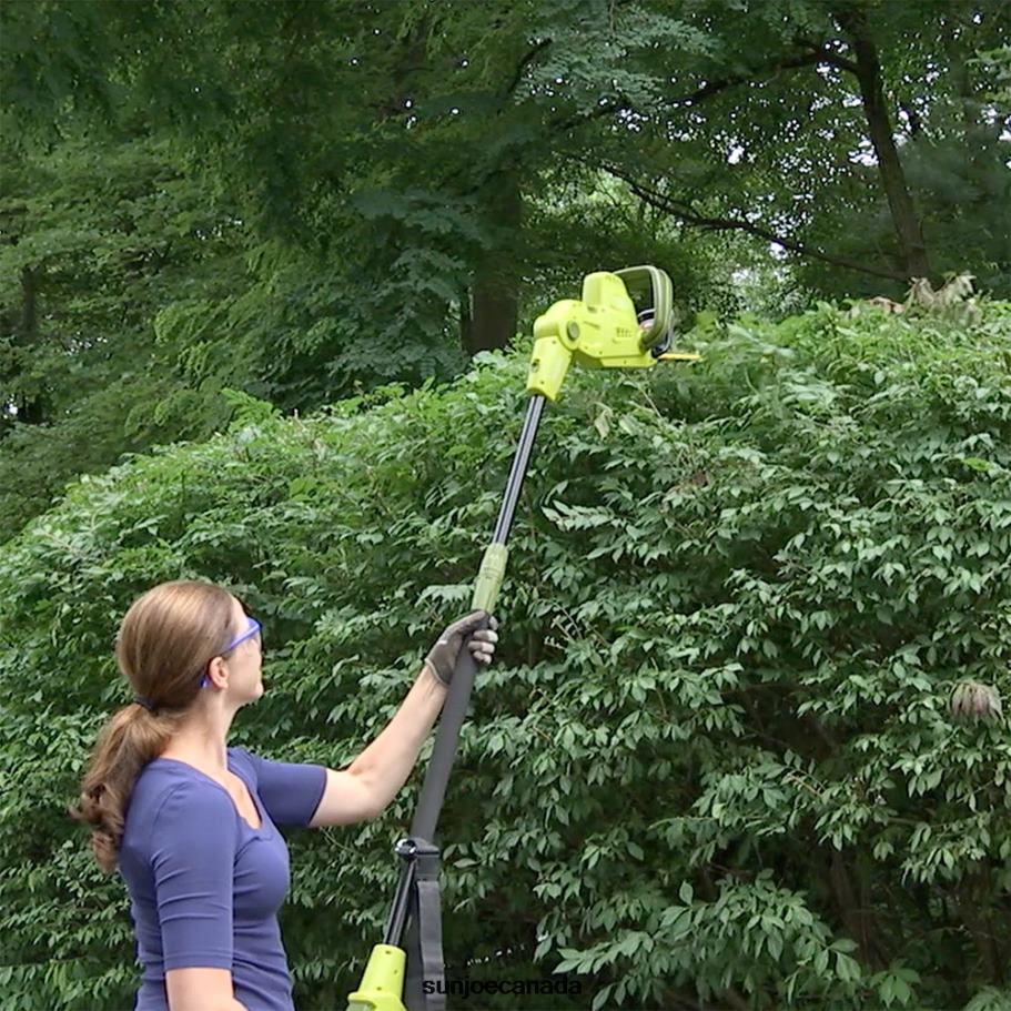 Tools | Sun Joe SJH902E Electric Telescoping Pole Hedge Trimmer | Multi-Angle Head | 21-Inch | 4-Amp X862F419