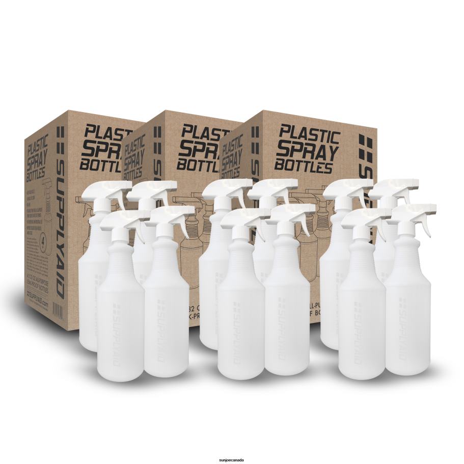 Tools | Sun Joe SupplyAID Multi-Purpose Heavy-Duty Leak-Proof Spray Bottle Bundle | 12-Pack | 32-oz. X862F865